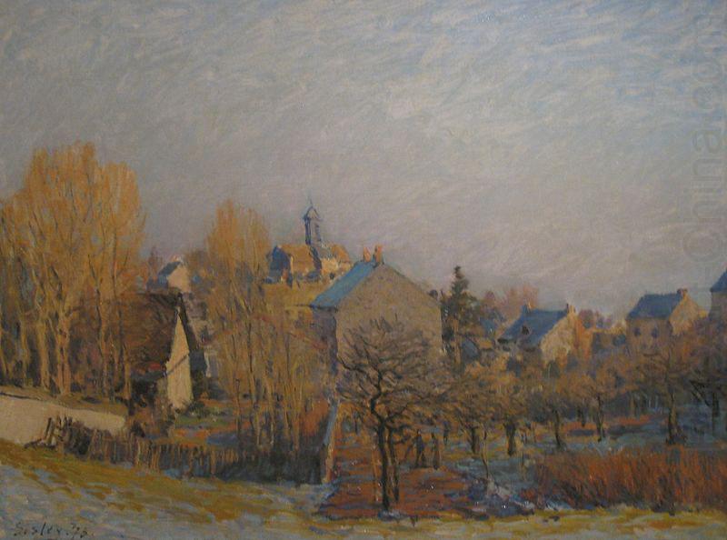 Alfred Sisley Frosty Morning in Louveciennes china oil painting image
